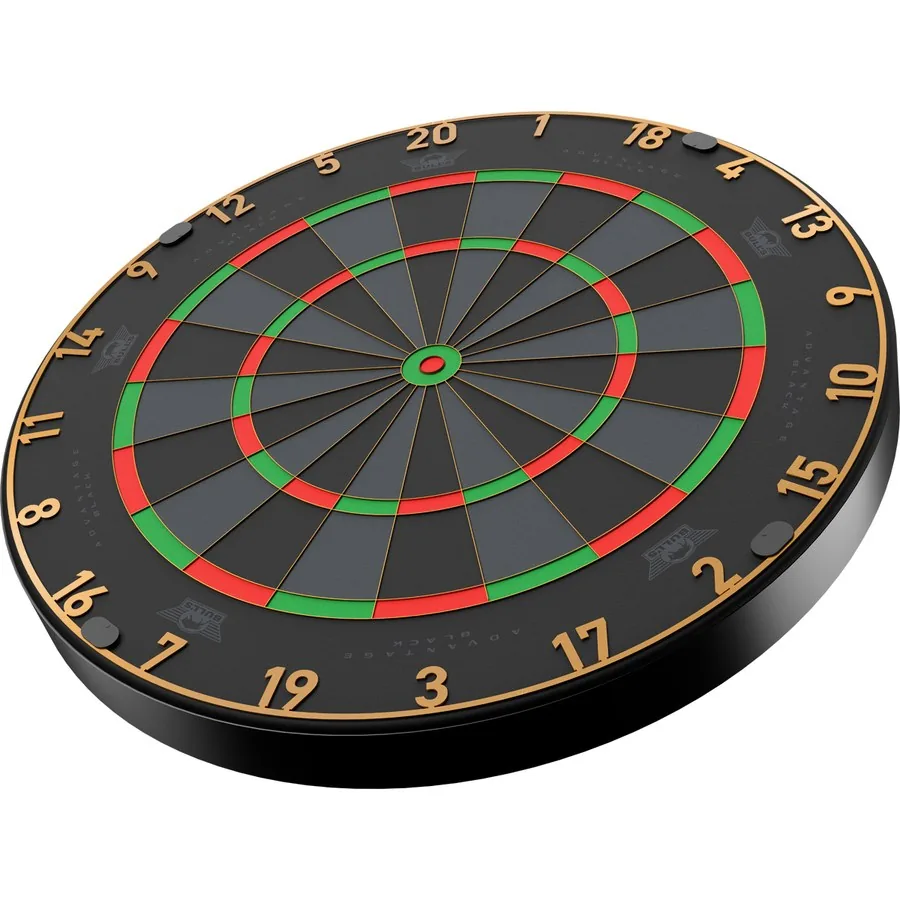 Dartscheibe Bull's NL Advantage Black, schräg